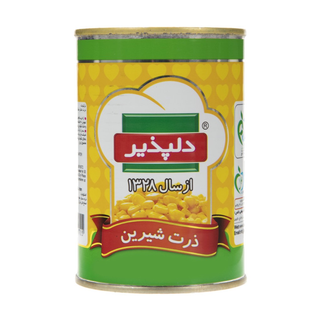  عکس کنسرو ذرت شیرین دلپذیر